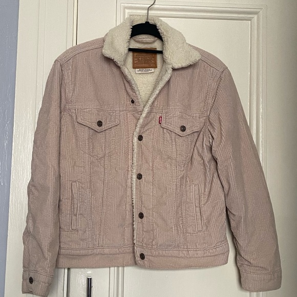 Levi’s Women’s Sherpa Lined Corduroy Jacket, XS - Picture 1 of 4